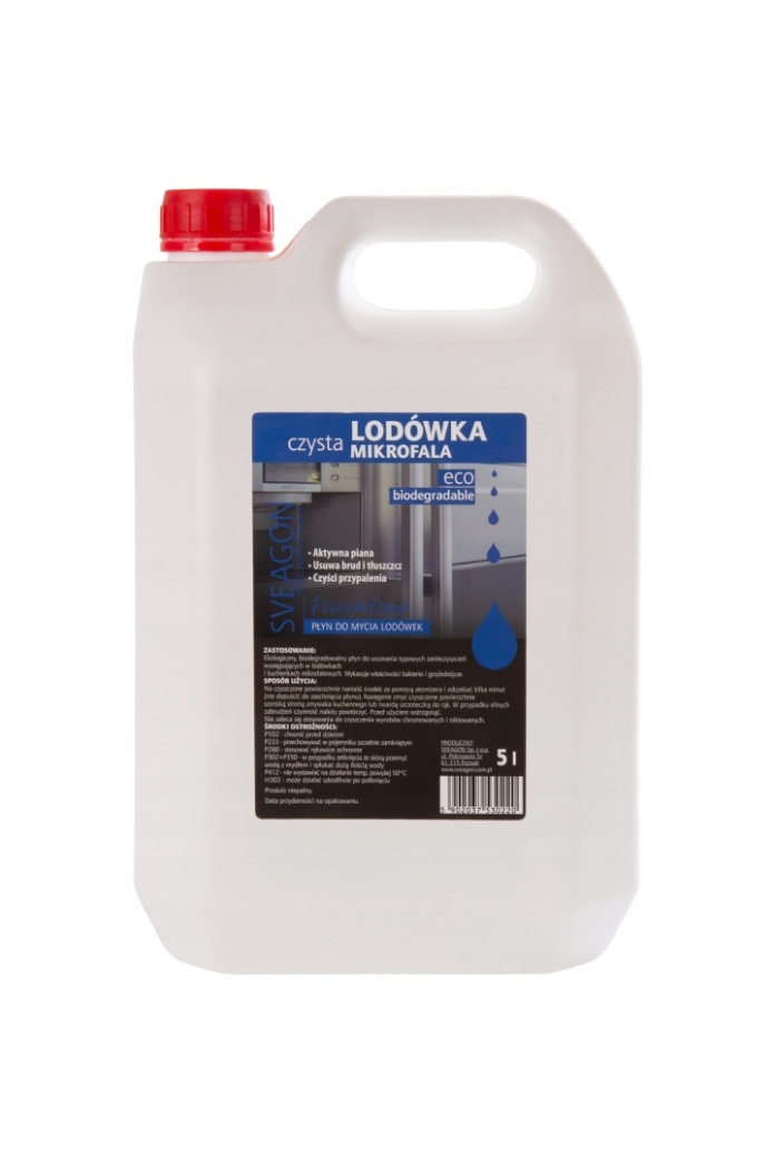 Płyn środek do czyszczenia mycia lodówki eko ekologiczny mikrofalówki 5 litrów